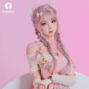 SHEDOLL 江小棠（コウ・ショウタン） 168cm | Dカップ ピンクスター ボディスーツ風 | 甘い/元気 | 減量+発熱ボディ+植毛 | 二次元純欲系ガールフレンド